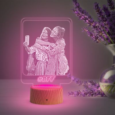 Best-Friends Forever Night Lamp With Customized Photo